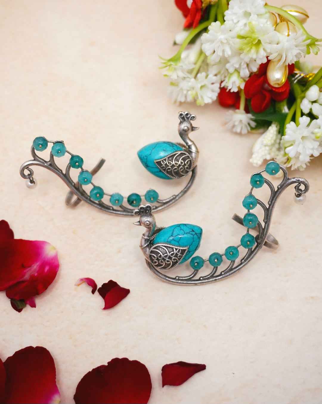 Peacock jhumki