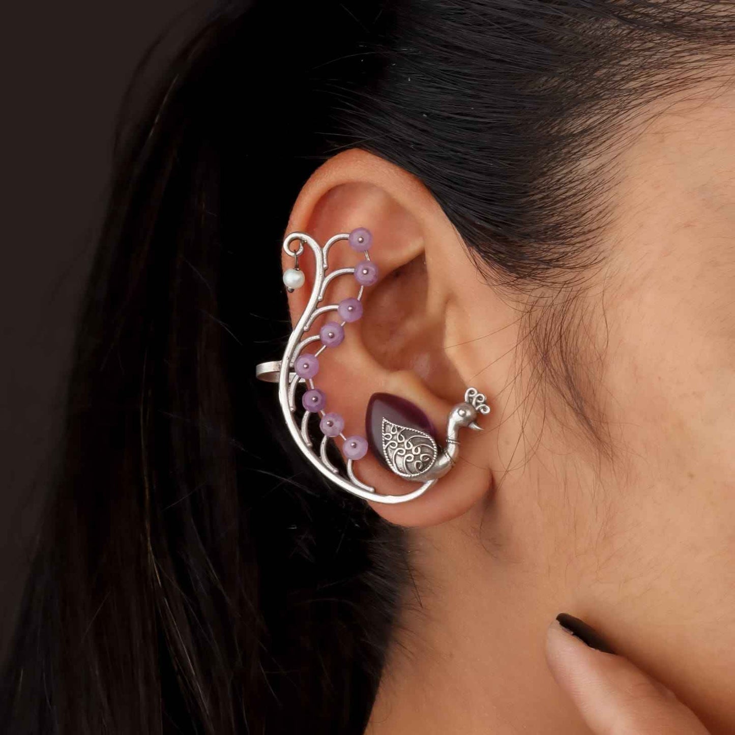 Peacock jhumki
